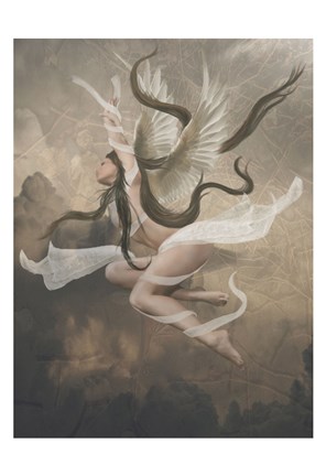 Framed Winged Fairie IV Print