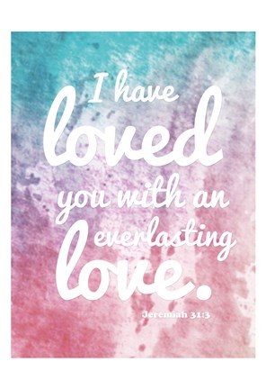 Framed Everlasting Love Print