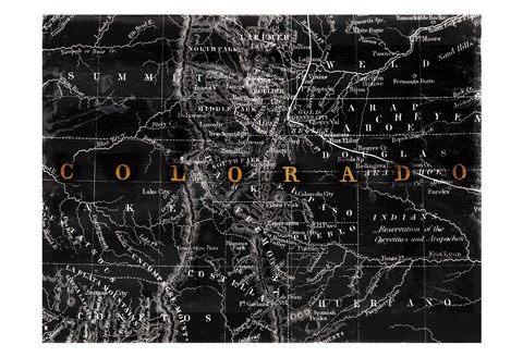 Framed Golden Colorado Print