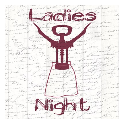 Framed Ladies Night Print