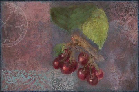 Framed Cherries - Fruit Series Print