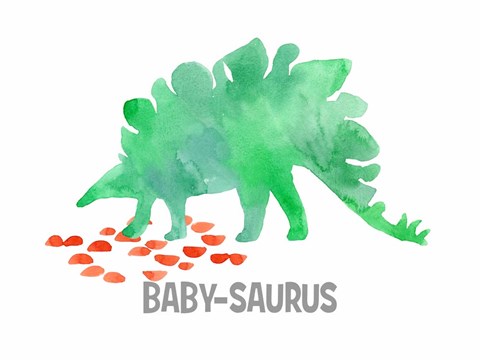 Framed Babysaurus Print