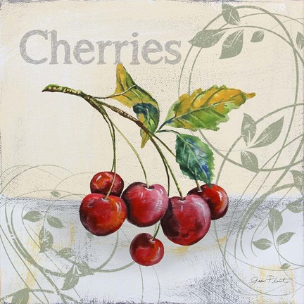 Framed Tutti Fruiti Cherries Print