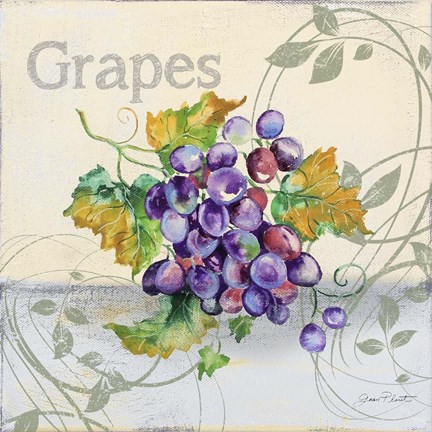 Framed Tutti Fruiti Grapes Print