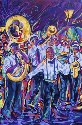 Framed Treme Second Line Print