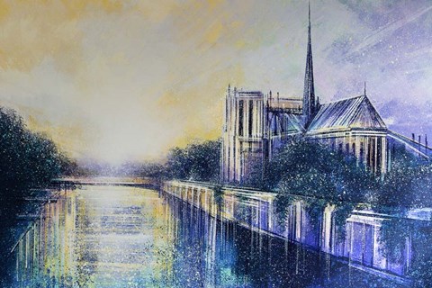 Framed Notre Dame, Paris Print