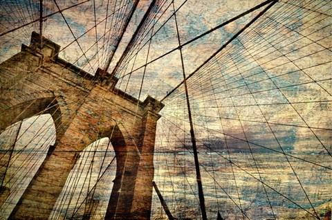 Framed Brooklyn Bridge 2 Print