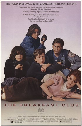 Framed Breakfast Club Print