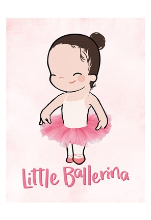 Framed Little Ballerina Print