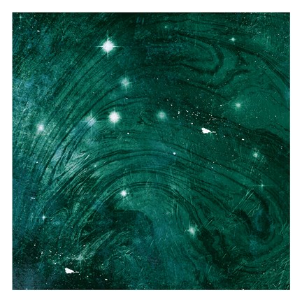 Framed Emerald Galaxy Print