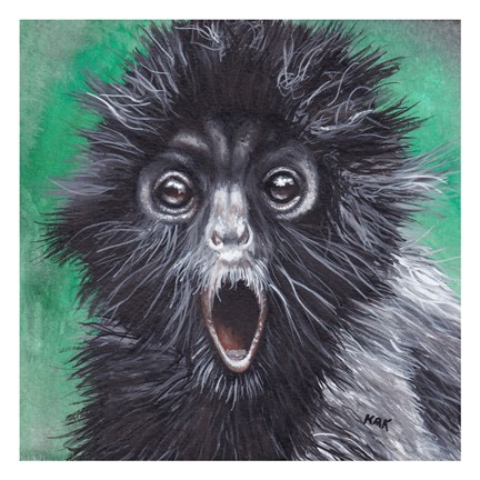 Framed Howler Monkey Print