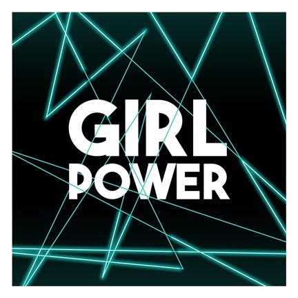Framed Girl Power Print