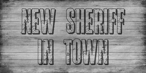 Framed New Sheriff Print