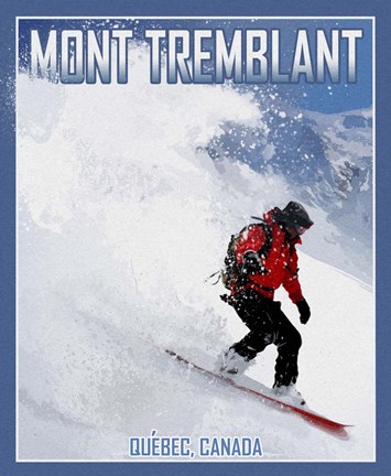 Framed Mont Tremblant Print