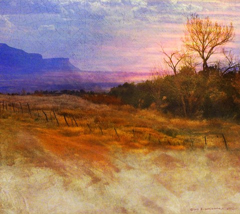 Framed Montezuma Valley Sunset Print