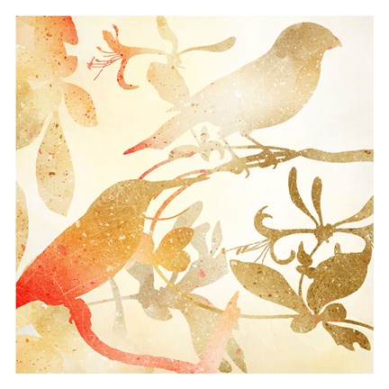 Framed Colorful Birds 2 Print