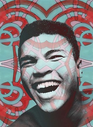 Framed Ali Smile Print
