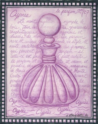 Framed Perfume Chypres Print