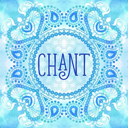 Framed Bhakti-Chant Mandala Print