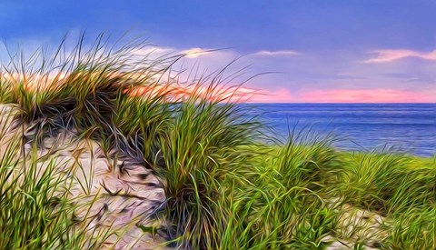 Framed Cape-Dune Sunset Print