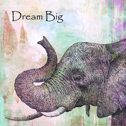 Framed Elephant Dream Big Print