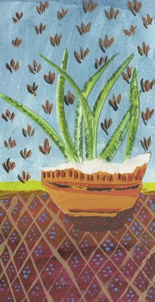 Framed Succulent Southwest Pot Print
