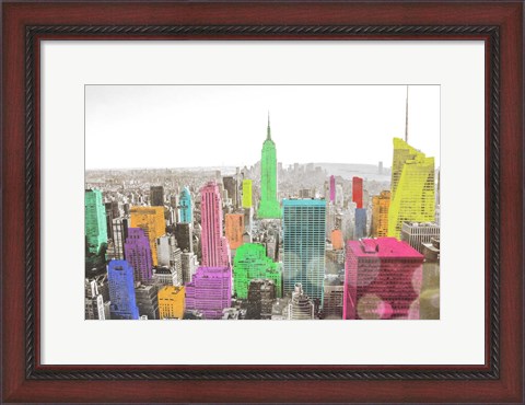 Framed Color In The Cities Print