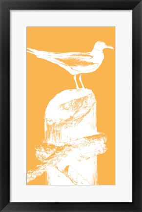 Framed Perching Seabird III Print