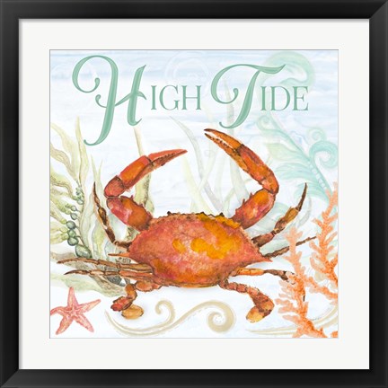 Framed High Tide Print
