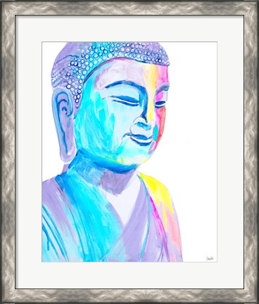 Framed More Vibrant Buddha Print