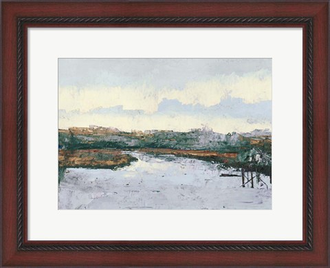 Framed Along The Waters Print