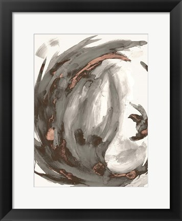 Framed Muted Swirl II Print