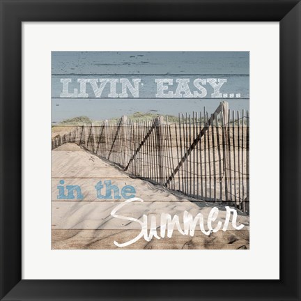 Framed Livin&#39; Easy Print