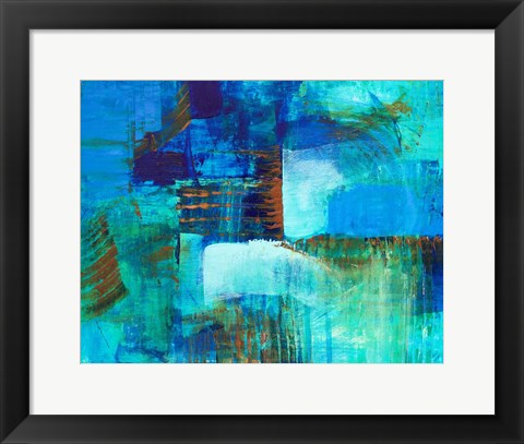 Framed Mystic Bleu Print