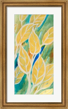 Framed Swaying Leaves I Print