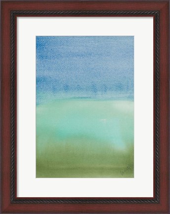 Framed Beach Front I Print