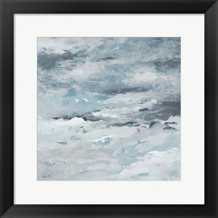 Framed Sea Meets Storm II Print