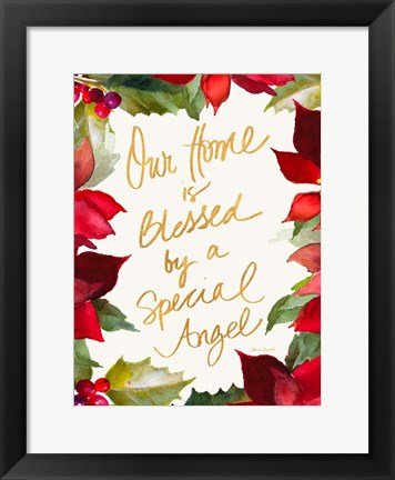 Framed Our Home is Blessed Print