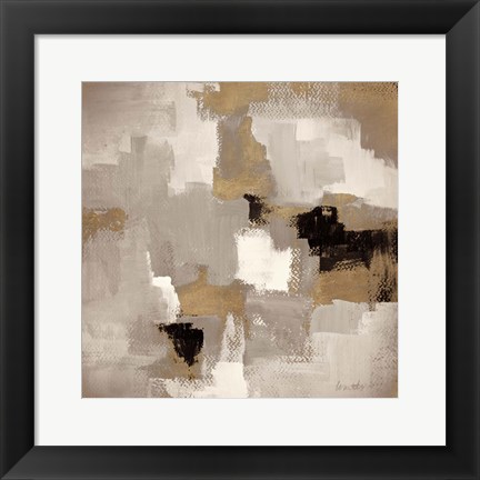 Framed Muted Abstract I Print