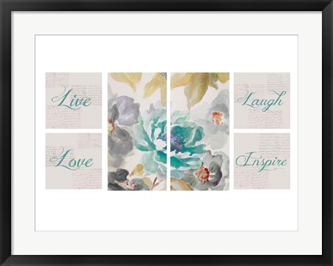 Framed Floral Inspiration Collaboration Print