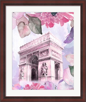 Framed Parisian Blossoms II Print