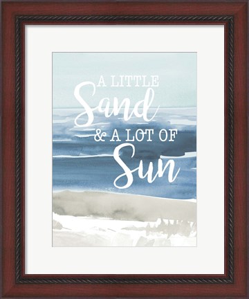 Framed Little Sand Lot of Sun Print