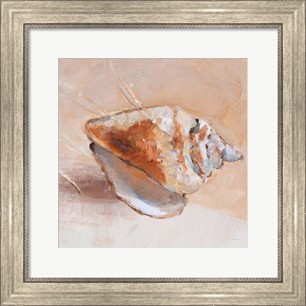 Framed Copper Sea Shell Print