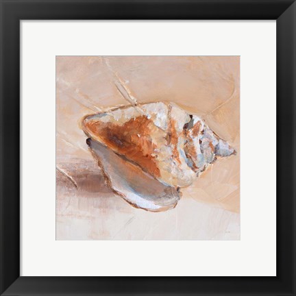 Framed Copper Sea Shell Print