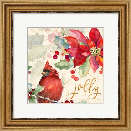 Framed Holiday Wishes II Print