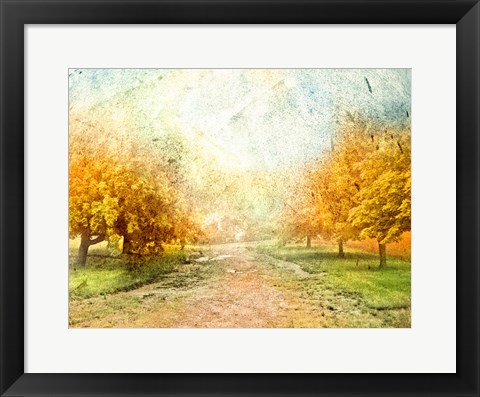 Framed Oak Path Print