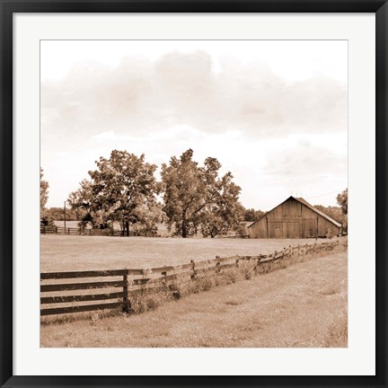 Framed Simple Farm Life Print
