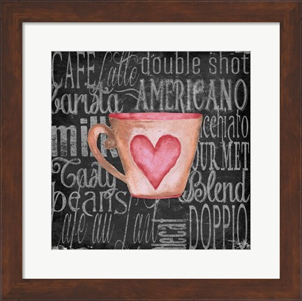 Framed Coffee of the Day I Print