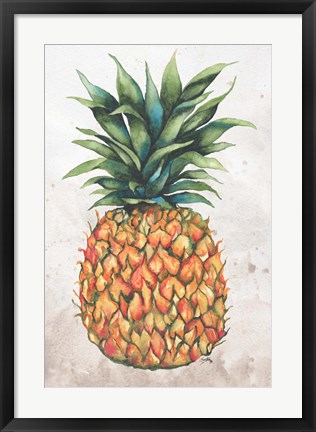 Framed Tropic Pineapple Print