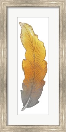 Framed Bohem Feather II Print